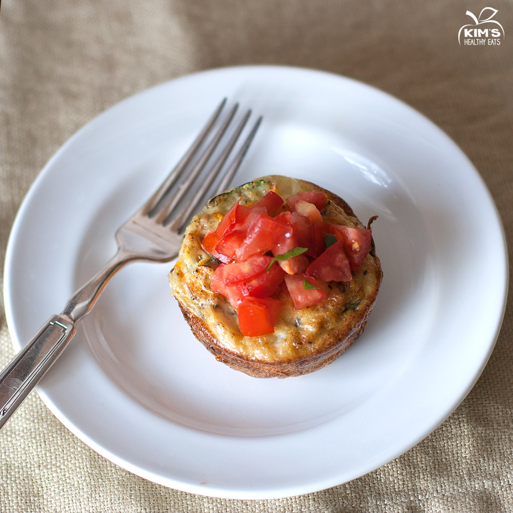 Easy Zucchini and Feta Egg Muffins | Kim&amp;#39;s Healthy Eats