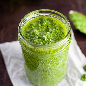 Easy Homemade Pesto | Kim's Healthy Eats