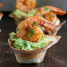 Guacamole Shrimp Wonton Cups